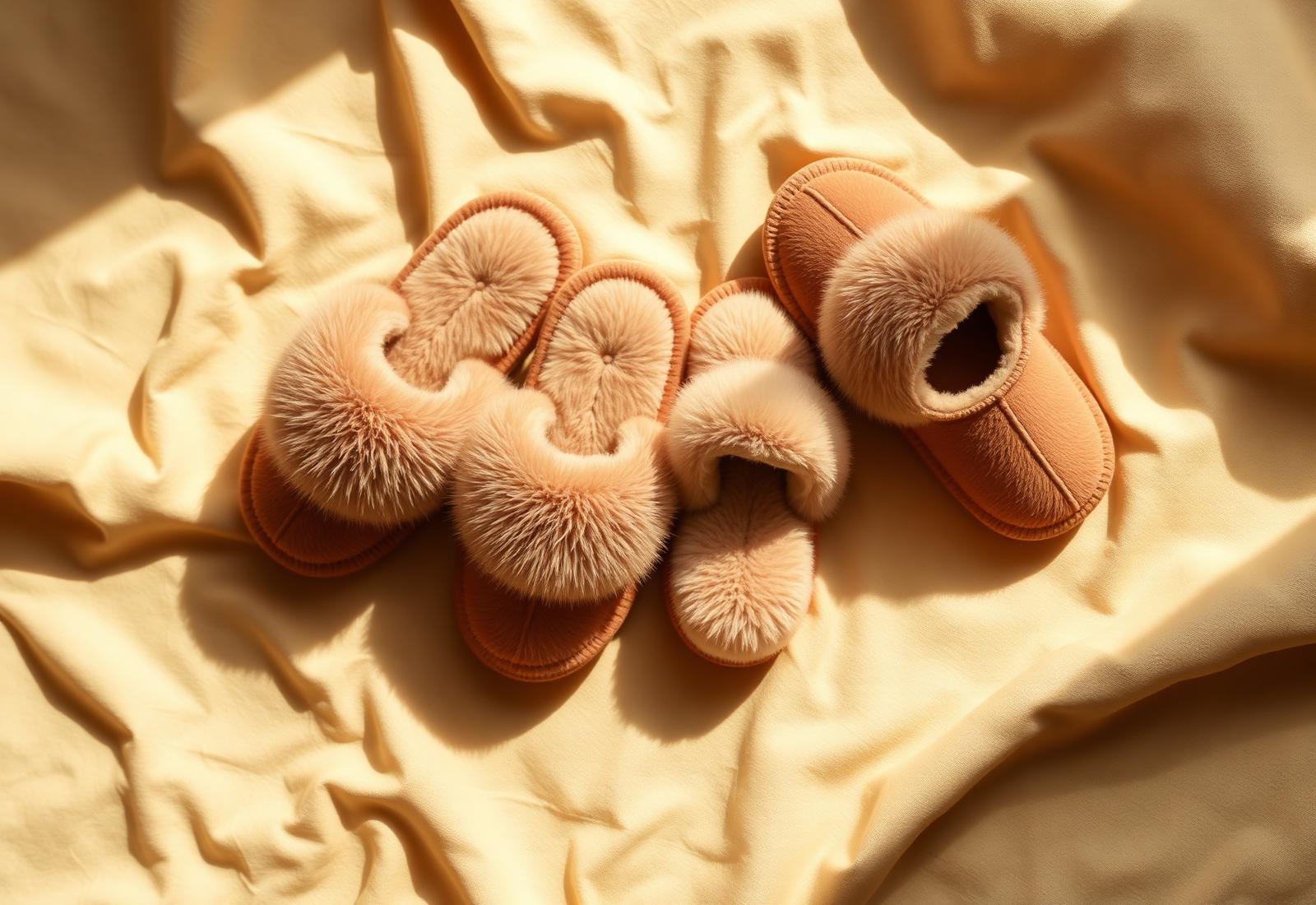 Premium plush slippers